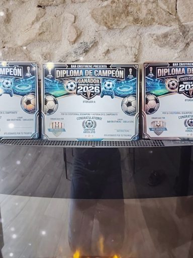 Diplomas de aluminio